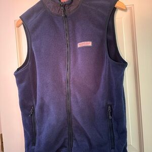 Vineyard Vines Men's Blue Fleece Vest